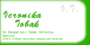 veronika tobak business card